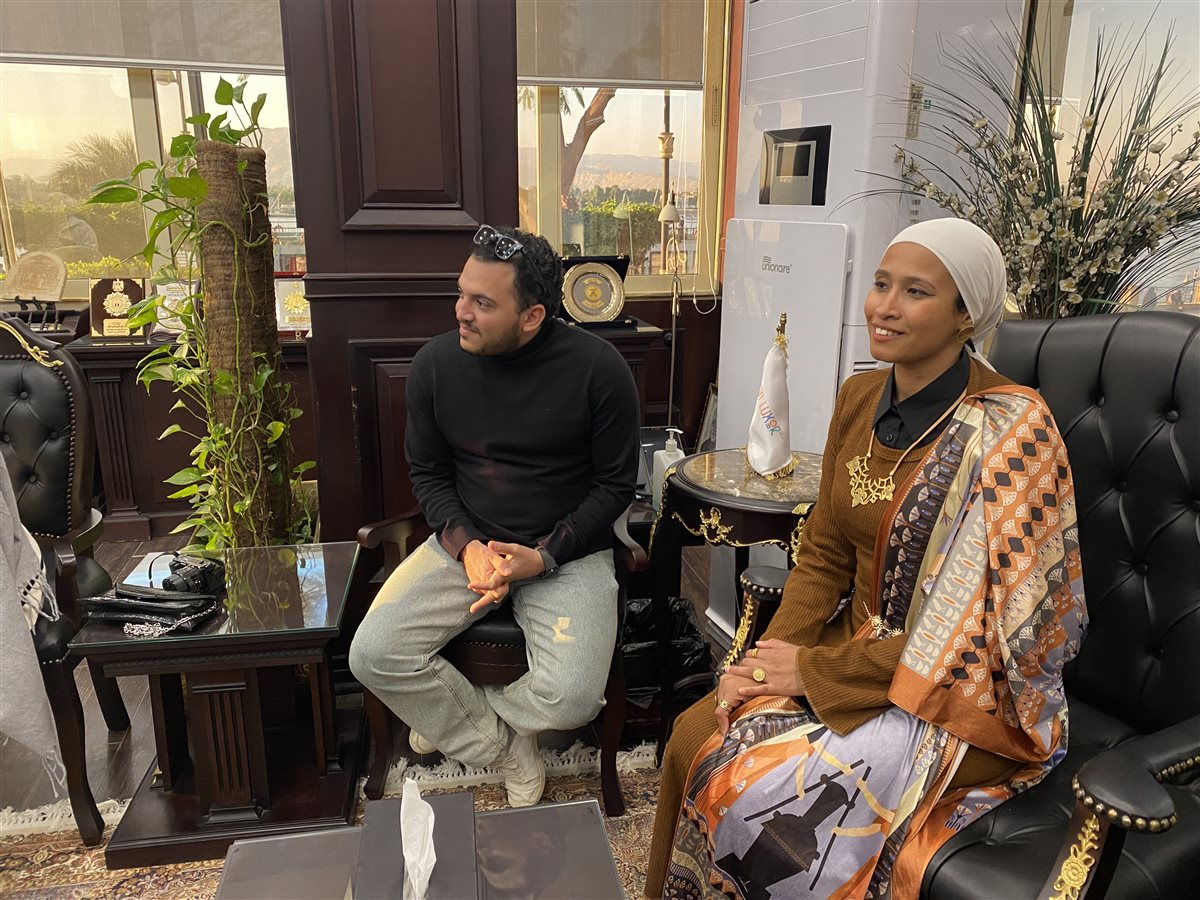 محافظ الأقصر يستقبل شباب إحنا مصر دعما للسياحة&nbsp;