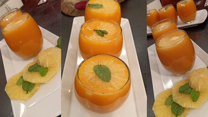 طريقة عمل عصير البرتقال بالجزر للتخزين