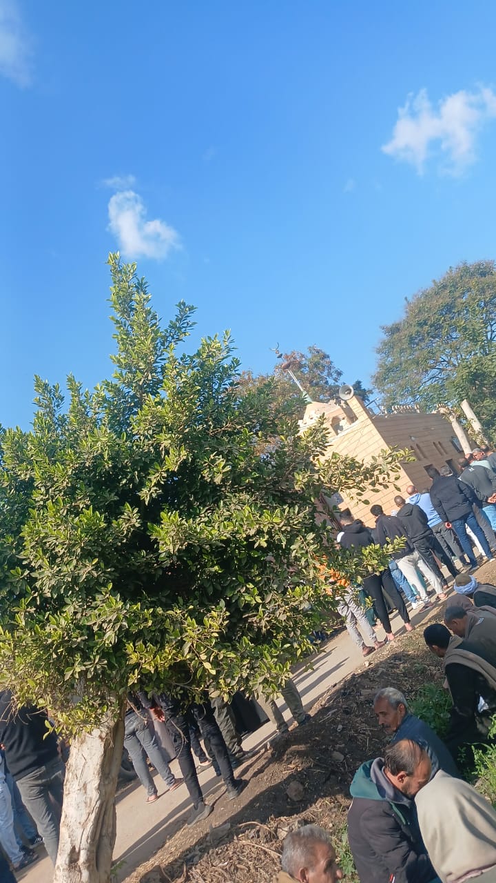 تشييع جثامين الأشقاء الخمسة ضحايا تسريب الغاز في بنها