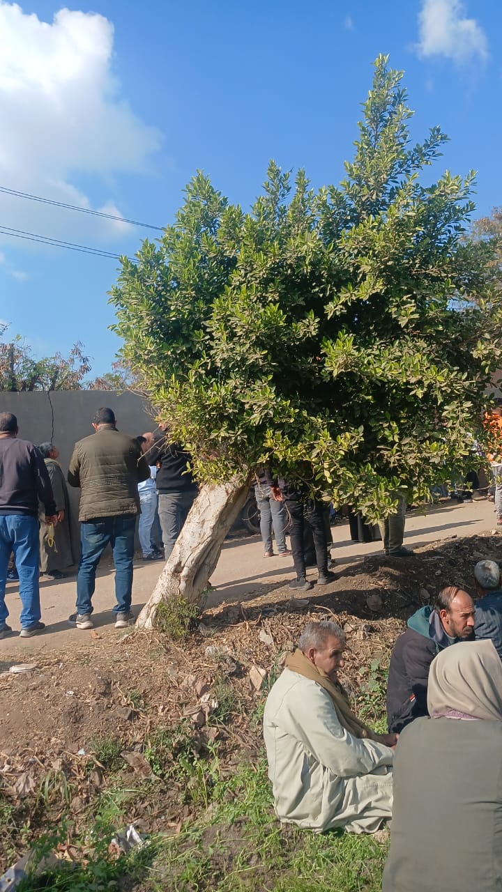 تشييع جثامين الأشقاء الخمسة ضحايا تسريب الغاز في بنها