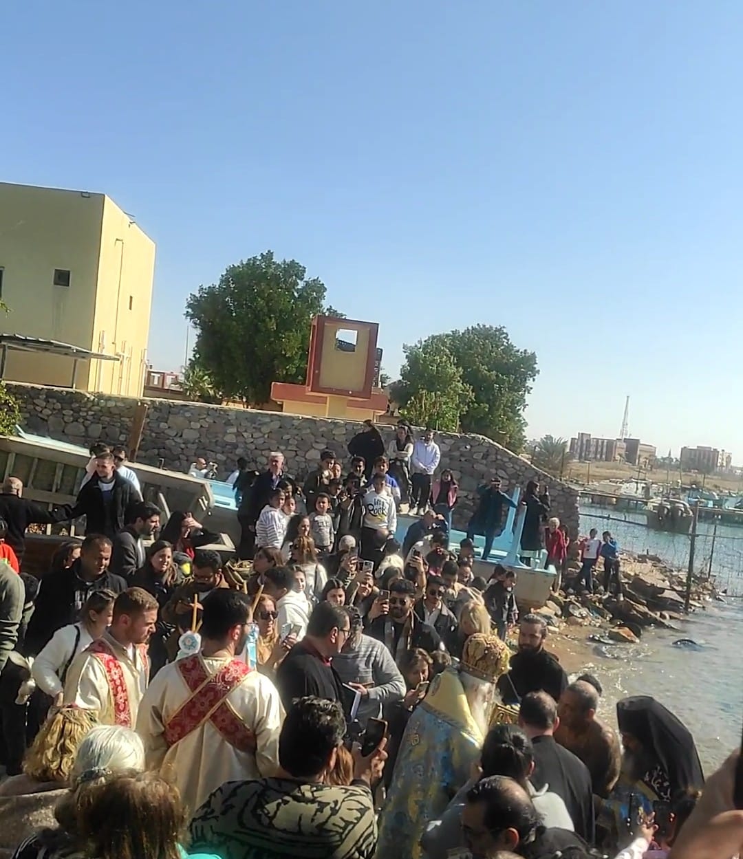 طائفة الروم الأرثوذكس بطور سيناء تحتفل بعيد الغطاس