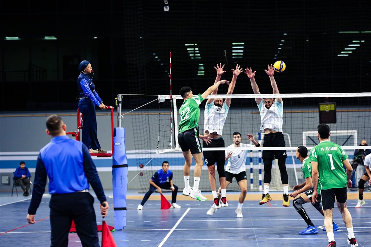 مباراة طائرة بتروجت والاتحاد السكندري (1)