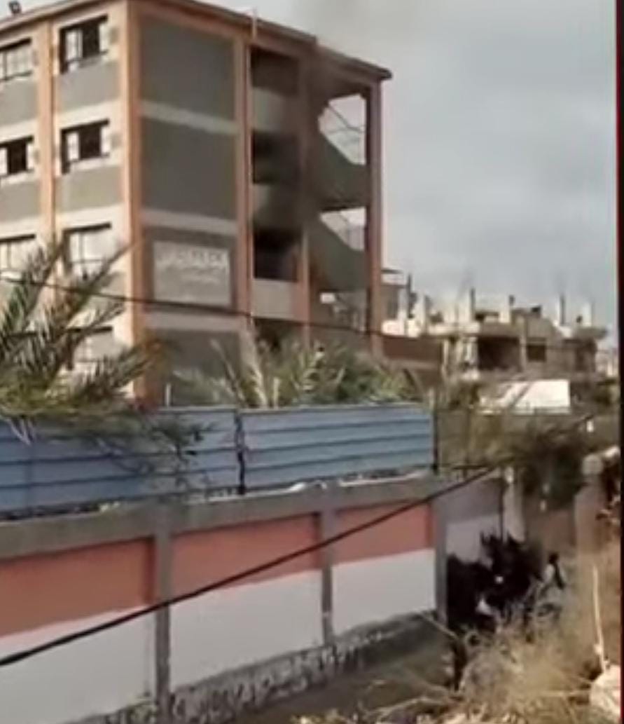 حريق مدرسة&nbsp;