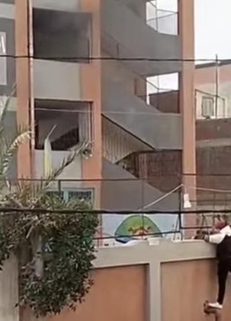 حريق مدرسة&nbsp;