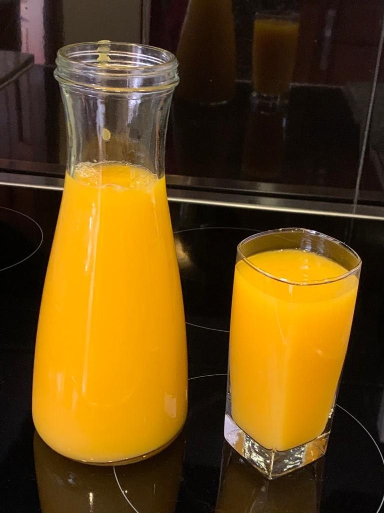 طريقة عمل عصير البرتقال بالجزر للشيف هالة