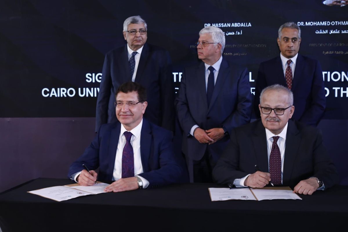 من توقيع اتفاقية سابقة مع جامعة القاهرة&nbsp;