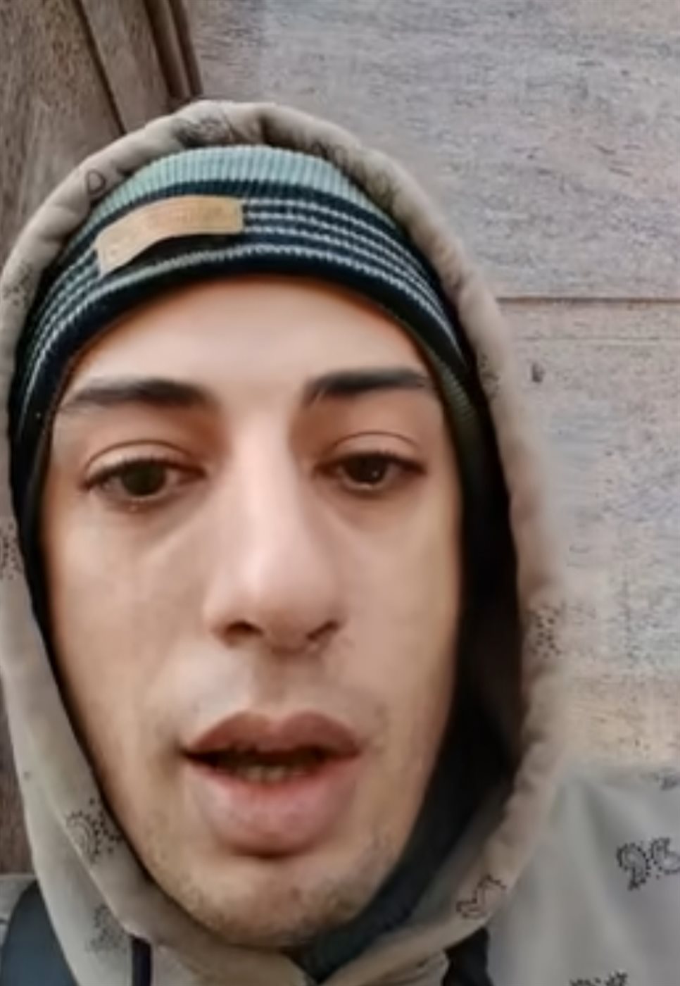 جزء من فيديو الشاب