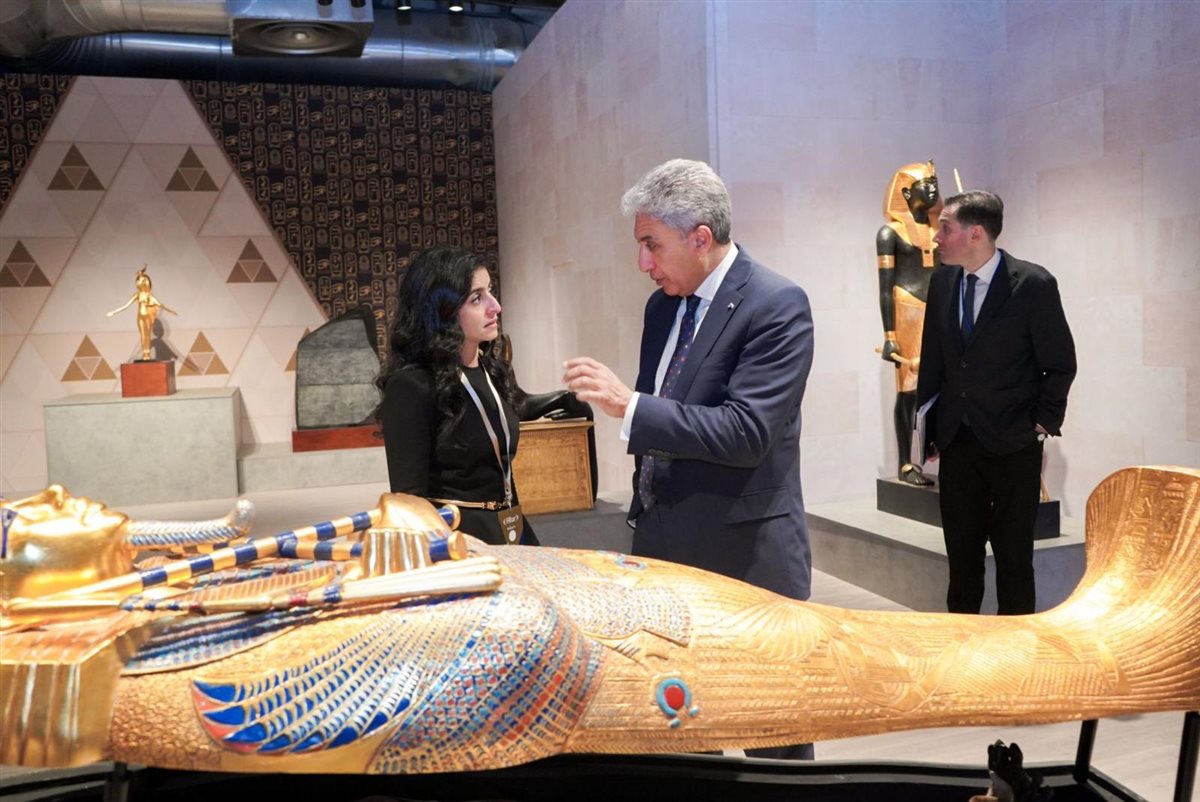 وزير السياحة يعقد لقاءً رسميًا مع أمين عام منظمة الأمم المتحدة للسياحة في مدريد&nbsp;