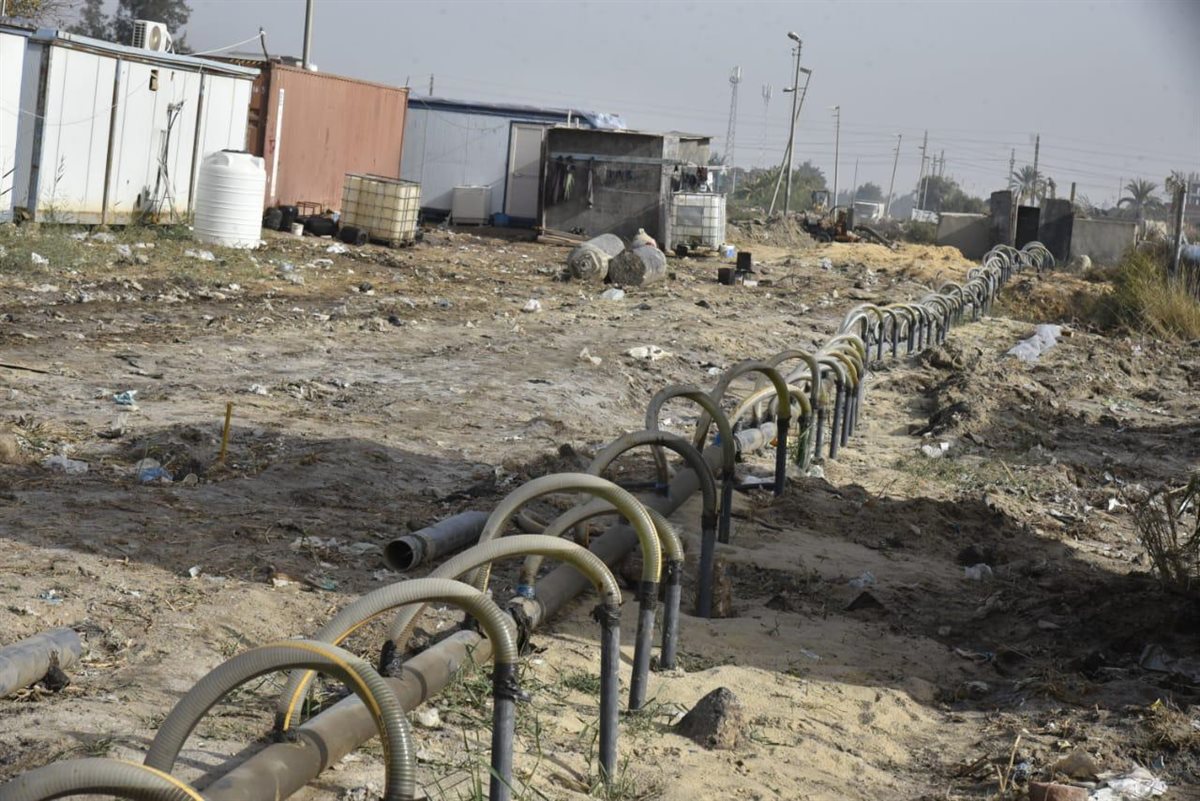 وزير الموارد المائية والري ونائب محافظ بورسعيد يتفقدان تطوير محطة رفع القنطرة غرب