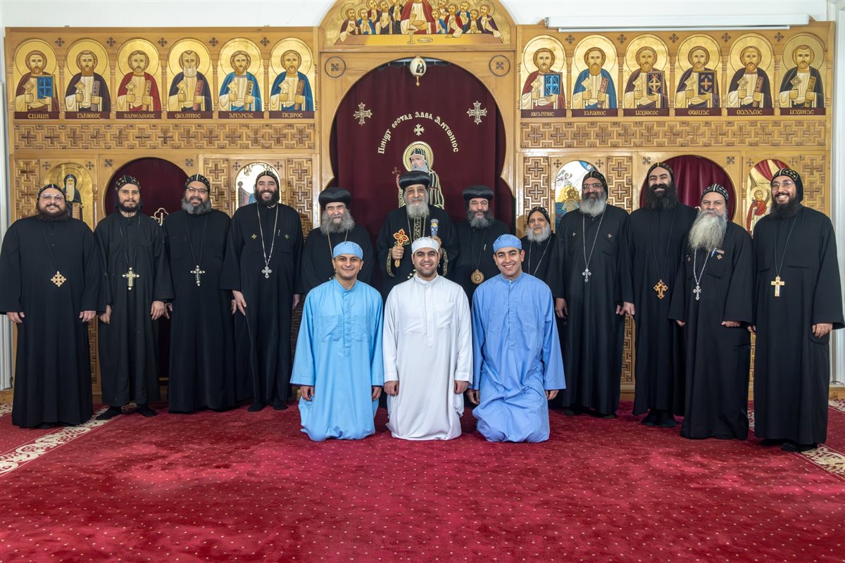 البابا تواضروس الثاني يلتقي رهبان دير الأنبا أنطونيوس بالنمسا&nbsp;