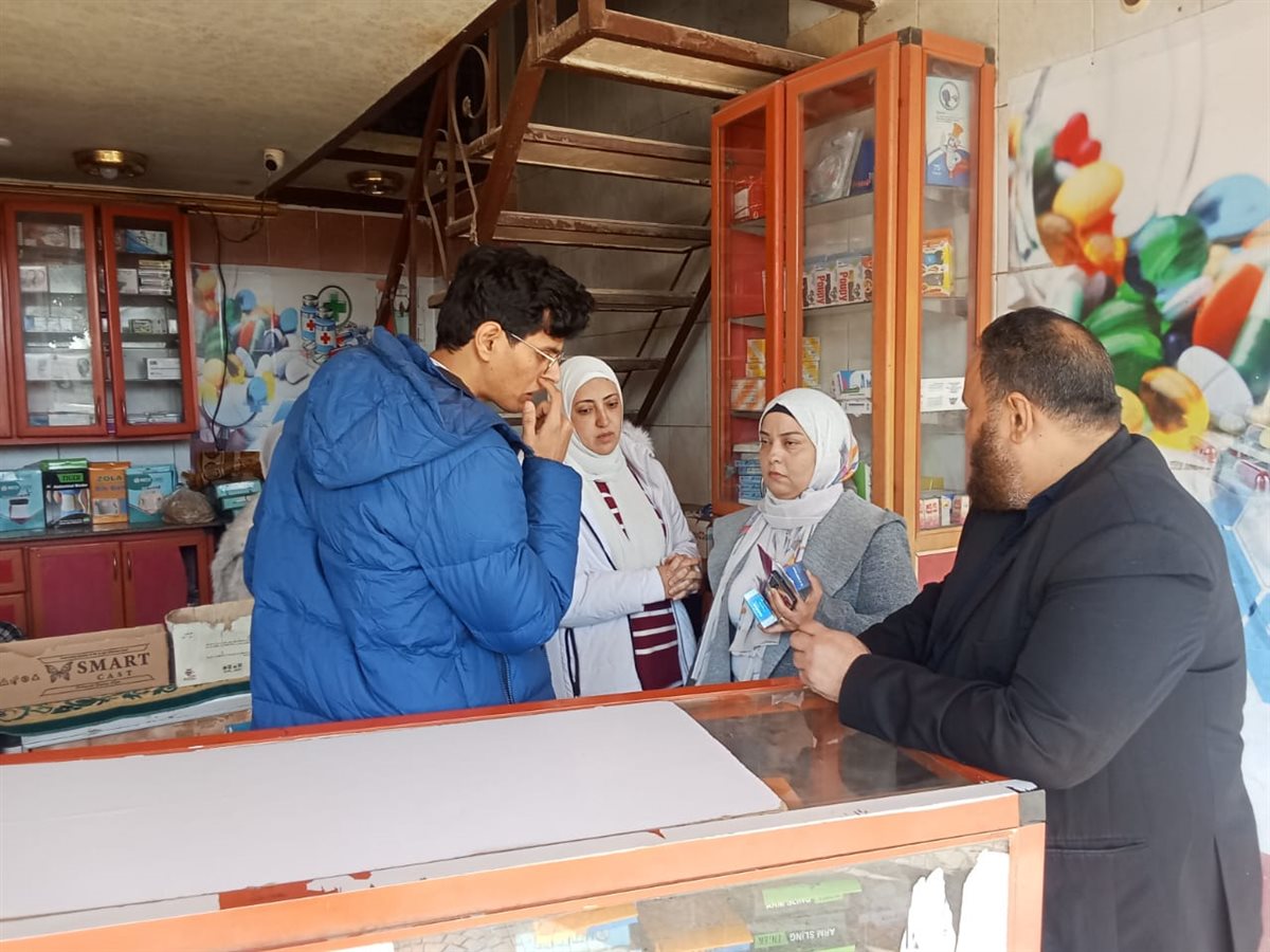 تموين الفيوم يضبط أدوية مهربة ومغشوشة ويغلق صيدليتين بأبشواي وسنورس