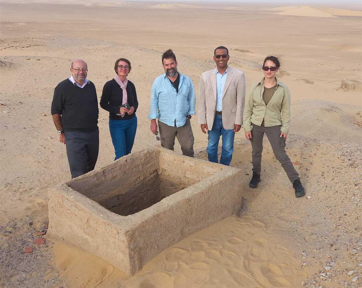 مدير المعهد الفرنسي للآثار الشرقية يزور مواقع حفائر البعثة الفرنسية&nbsp;