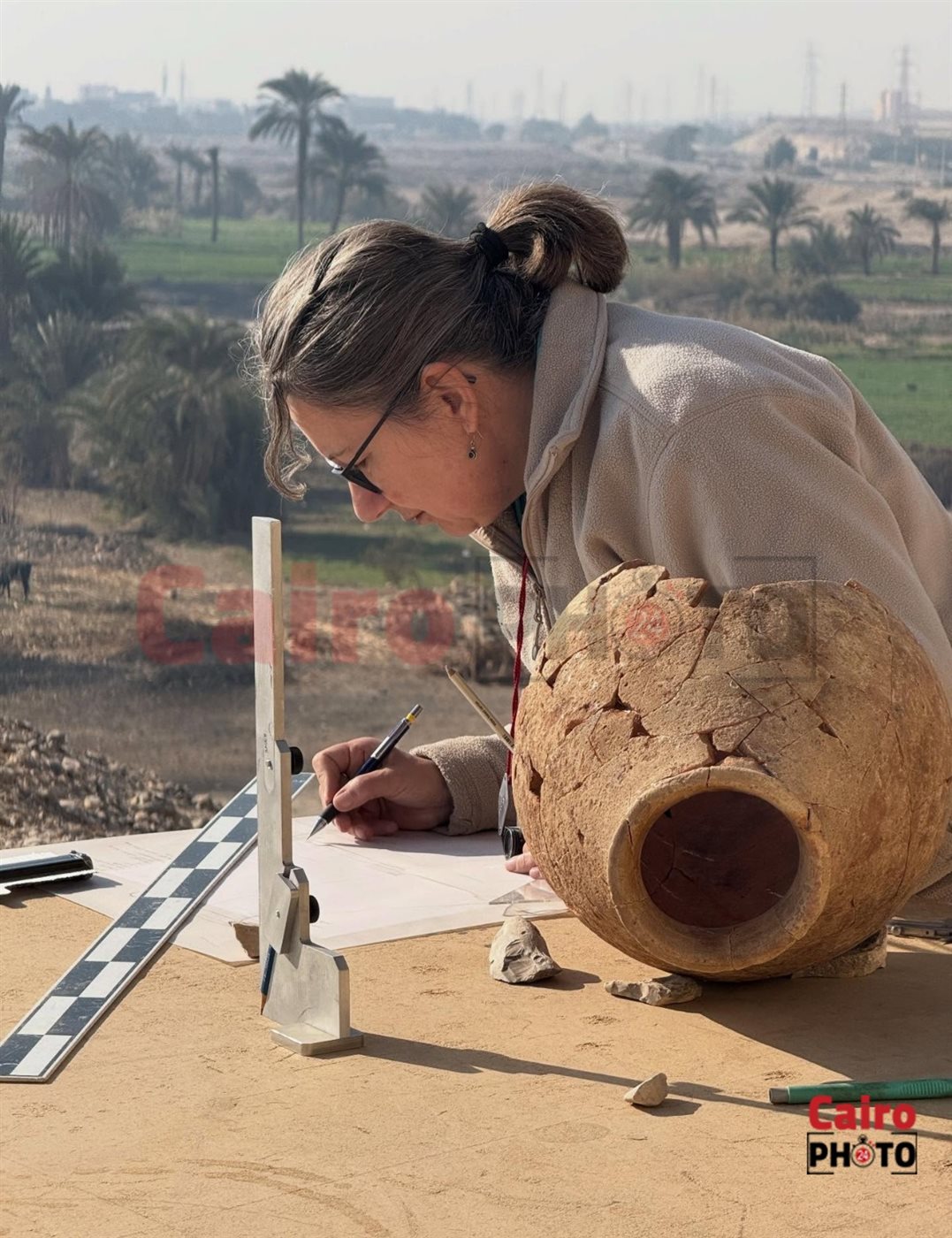 الأسبوع الثالث من حفائر منطقة دير البلاص الأثرية بقنا&nbsp;