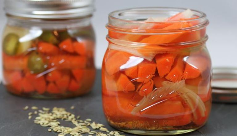 طريقة عمل مخلل الجزر السريع