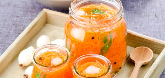 طريقة عمل مخلل الجزر السريع