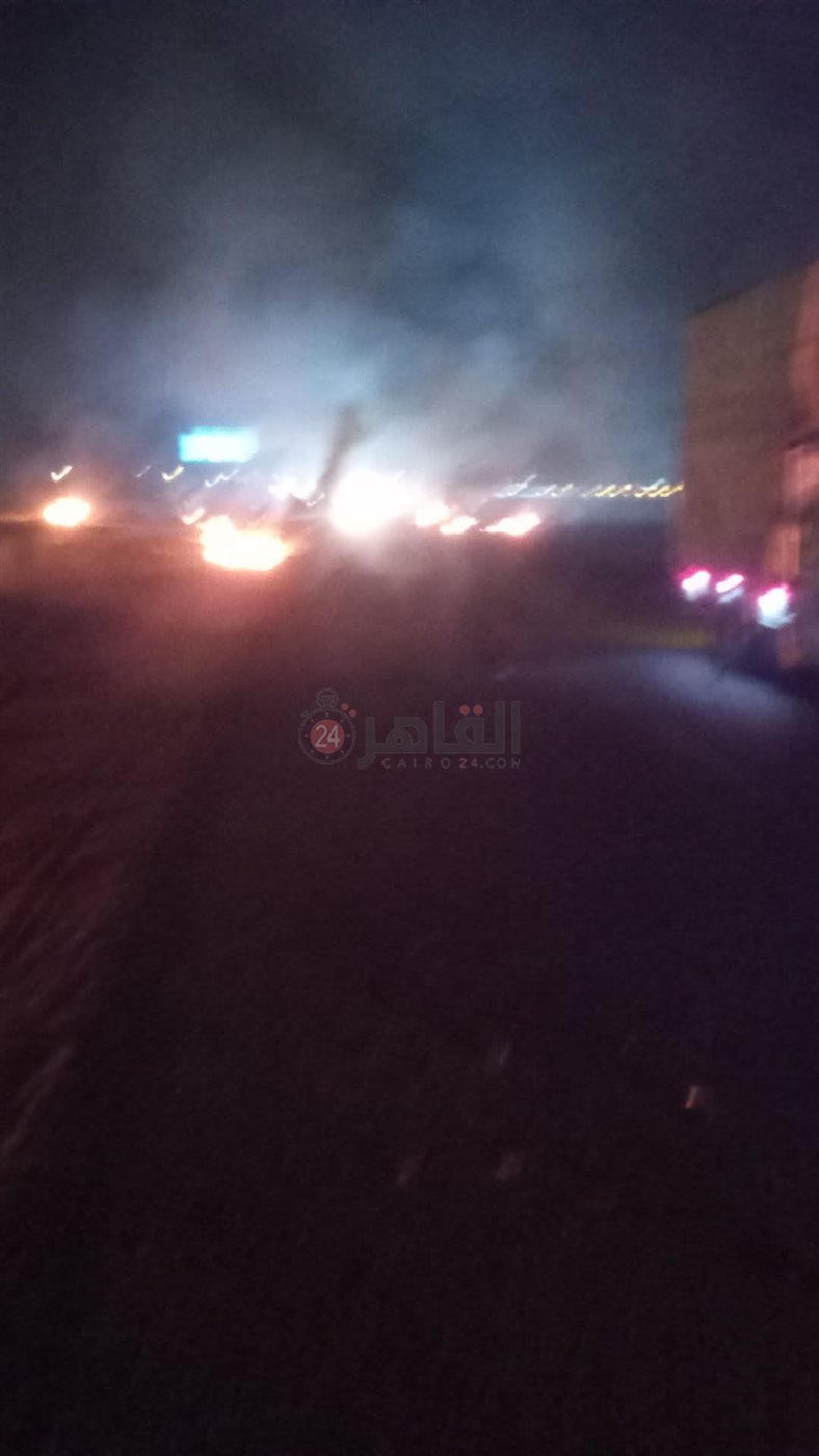 ولع بطريقة غريبة.. حريق عزال عروس أثناء نقله من المنوفية إلى سوهاج