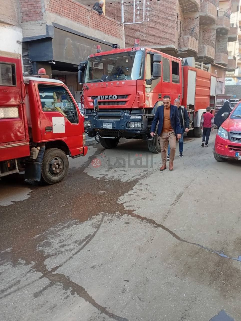 السيطرة على حريق منزل بمدينة الشهداء