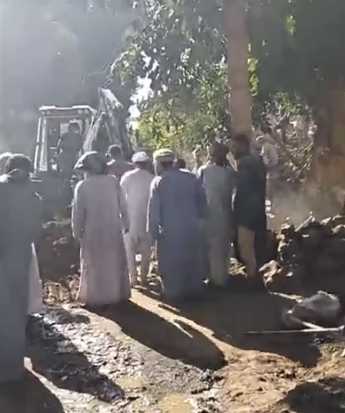إنهيار منزل وتدمير جهاز عروسه كامل بالأقصر