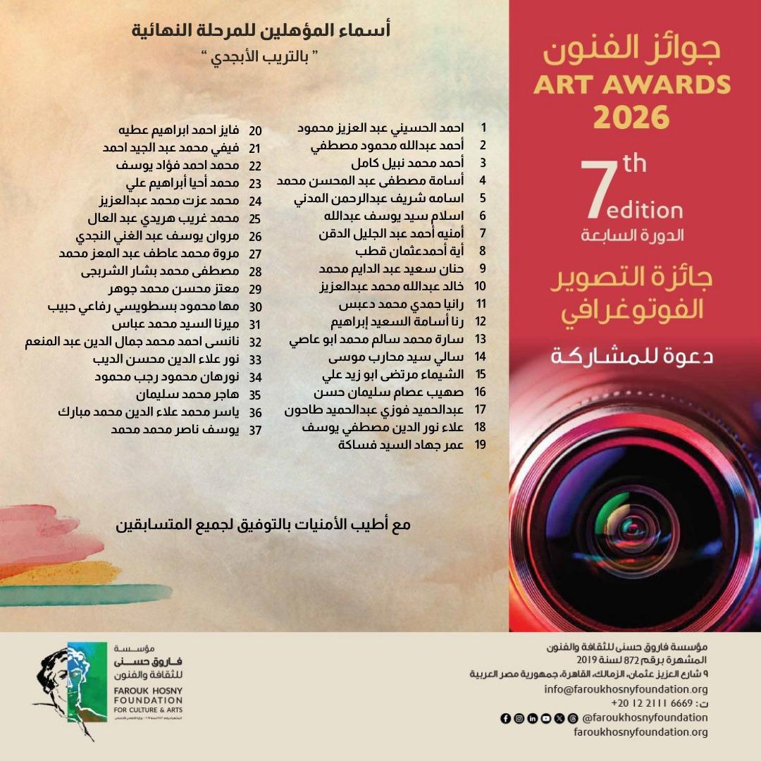 قائمة المتأهلين