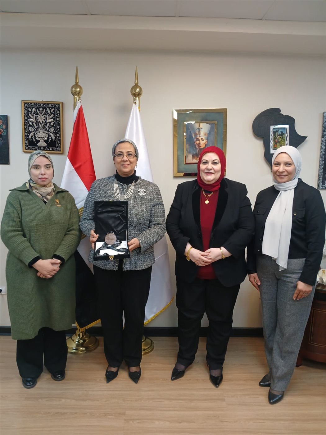 <strong>القومي للمرأة يحصد المركز الثالث بجائزة المبادرة الابتكارية</strong>