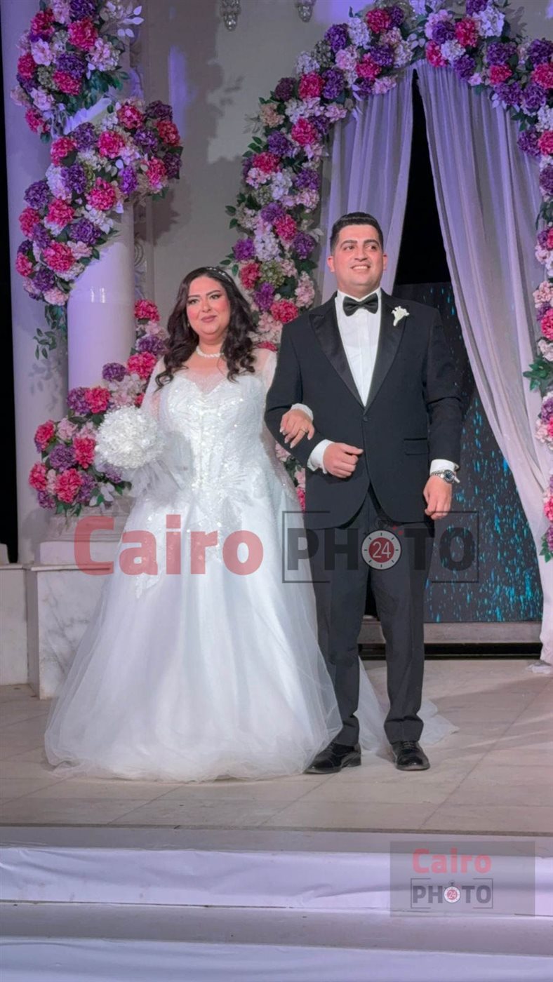 &nbsp;الصورة الأولى من حفل زفاف الفنانة دعاء رجب