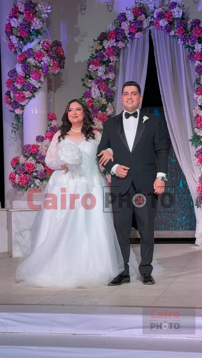 &nbsp;الصورة الأولى من حفل زفاف الفنانة دعاء رجب