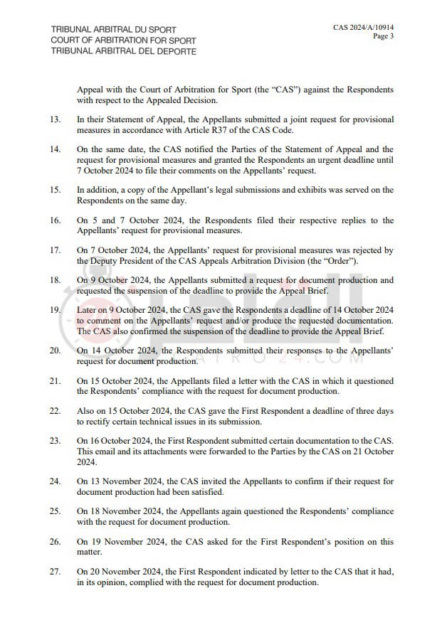 حكم محكمة كاس في قضية ناشئين بيراميدز (2)