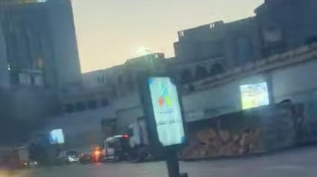 سقوط حمولة سيارة بمحافظة الإسكندرية