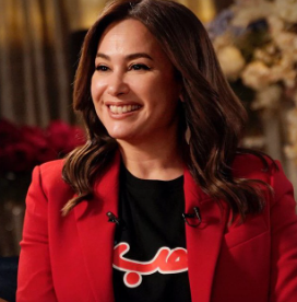 صور جديدة من كواليس حلقة هند صبري في برنامج عندك وقت مع عبلة