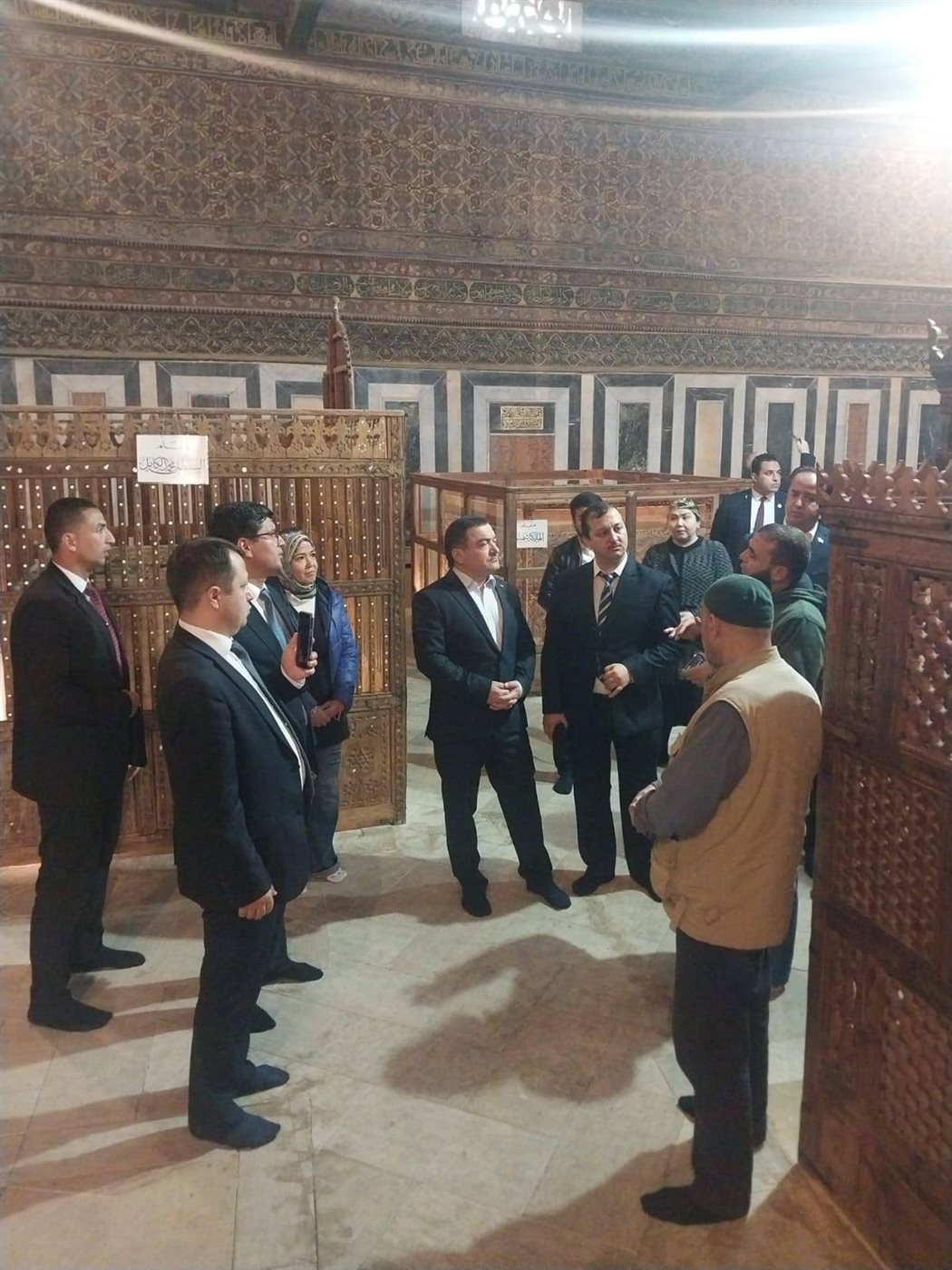 منطقة آثار الإمام الشافعي تستقبل نائب وزير خارجية طاجيكستان والوفد المرافق