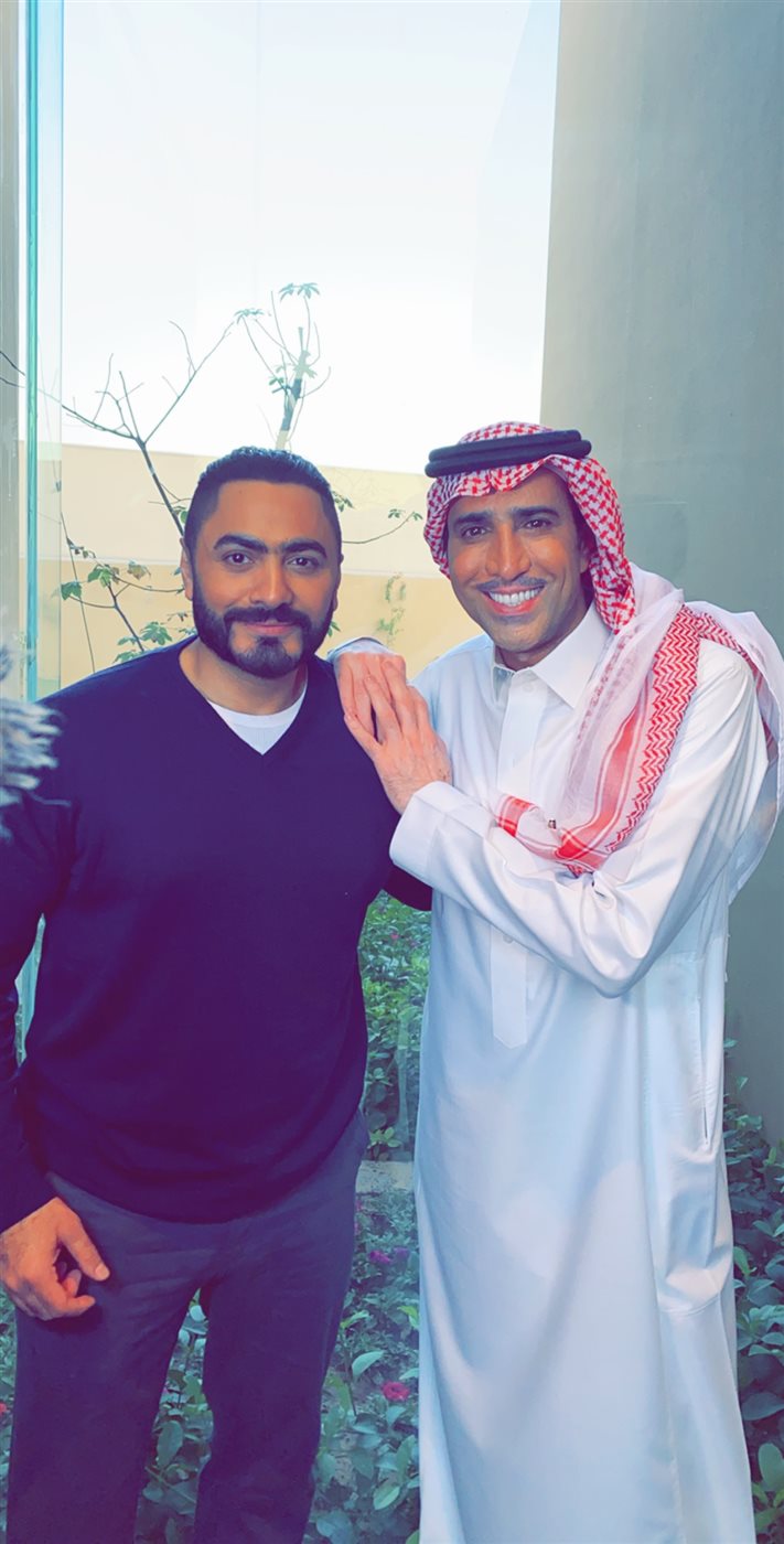 فايز المالكي، وتامر حسني