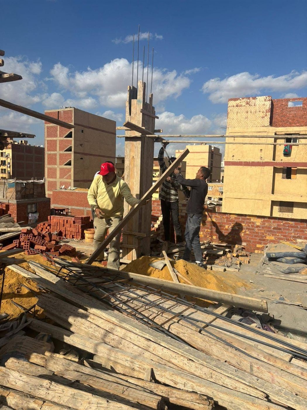 إزالة شدات خشبية