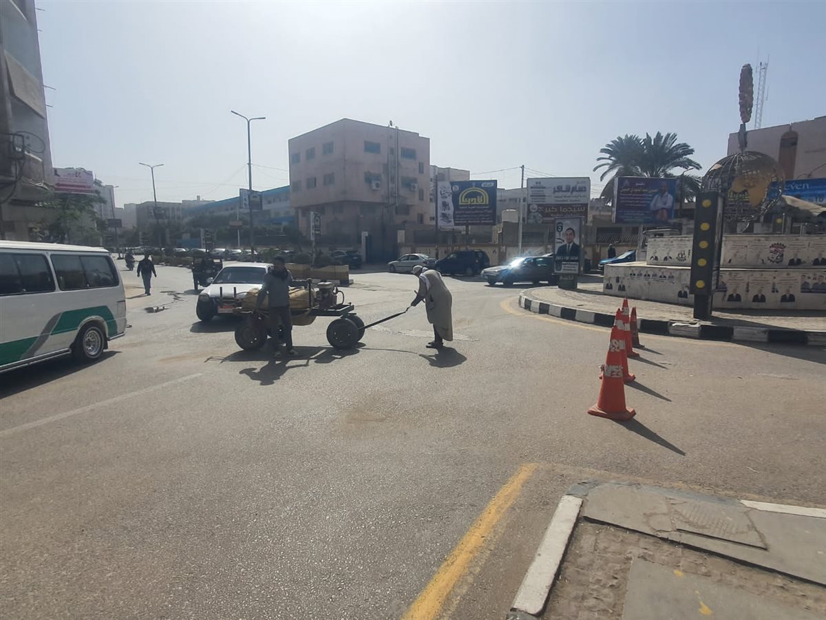 جانب من حملات النظافة 