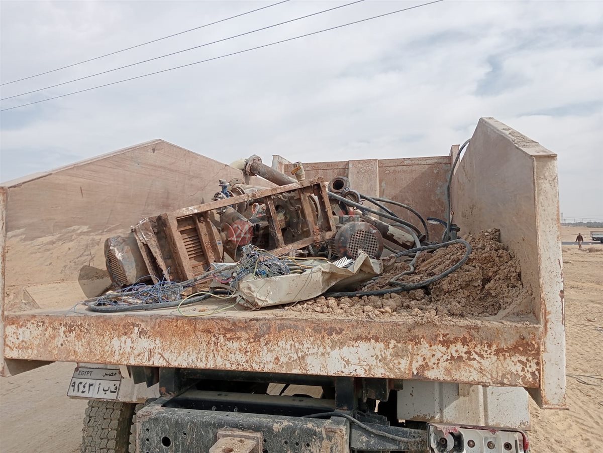 لا أحد فوق القانون.. إزالة تعديات جسيمة على أكثر من 400 فدان من أملاك الدولة بكوم أوشيم في الفيوم