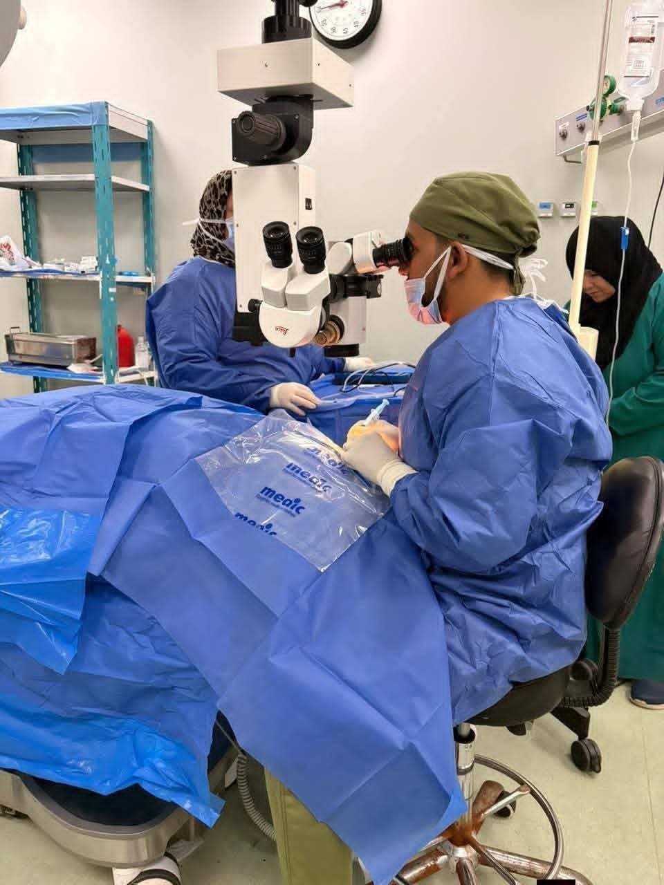 15 عملية مياه بيضاء وزراعة عدسات بمستشفى الغردقة العام 