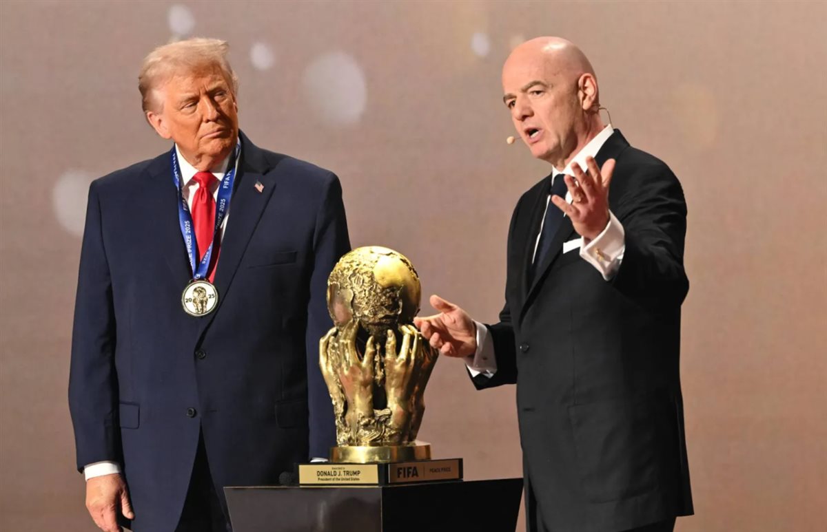 ترامب رفقة جياني إنفانتينو