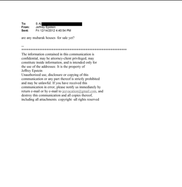 من تسريبات جيفري إبستين&nbsp;