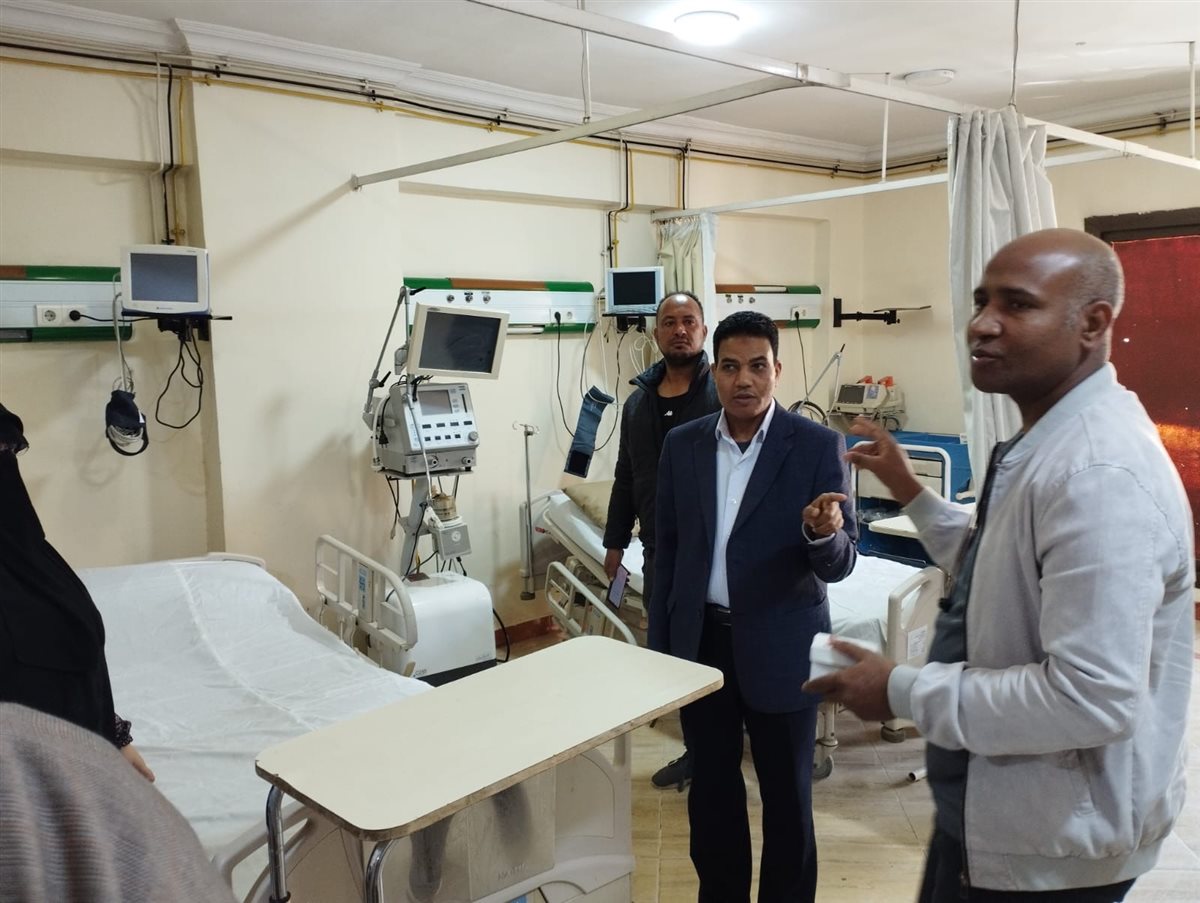 إعادة تشغيل وحدة العناية المركزة بمستشفى القرنة المركزي