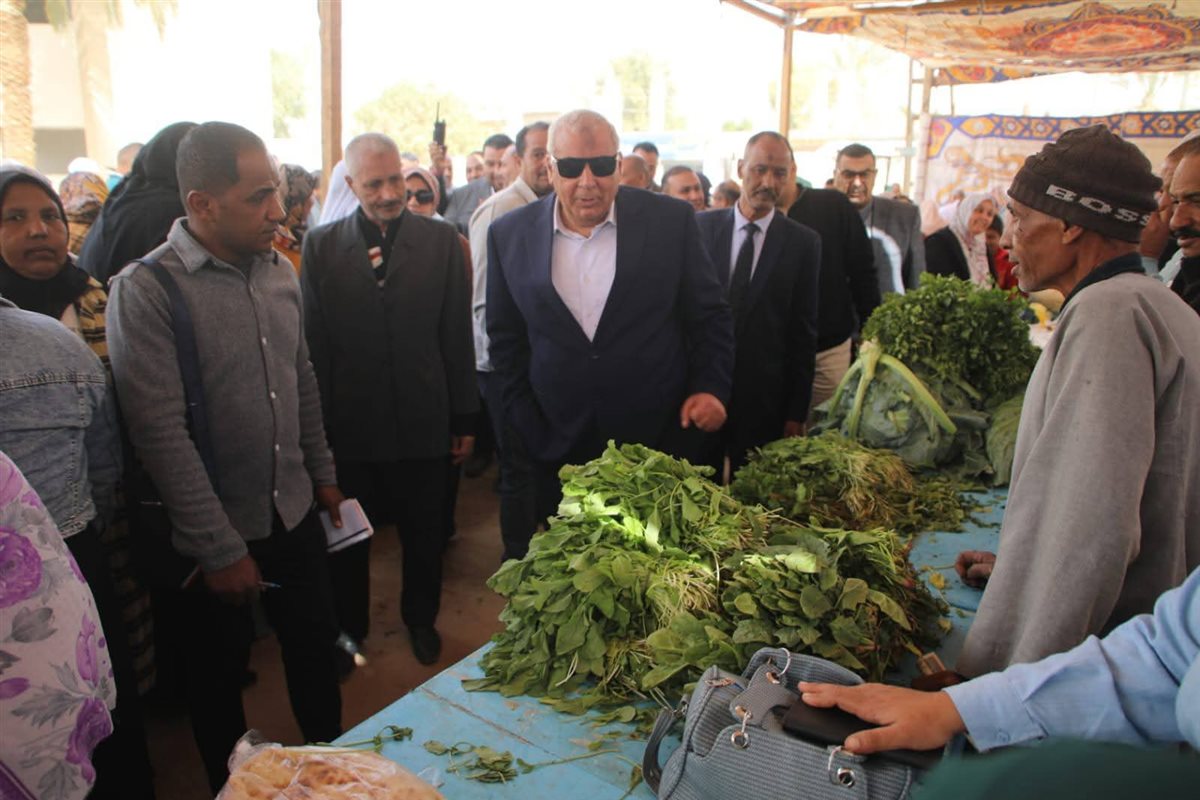 جانب من جولة محافظ الوادي الجديد