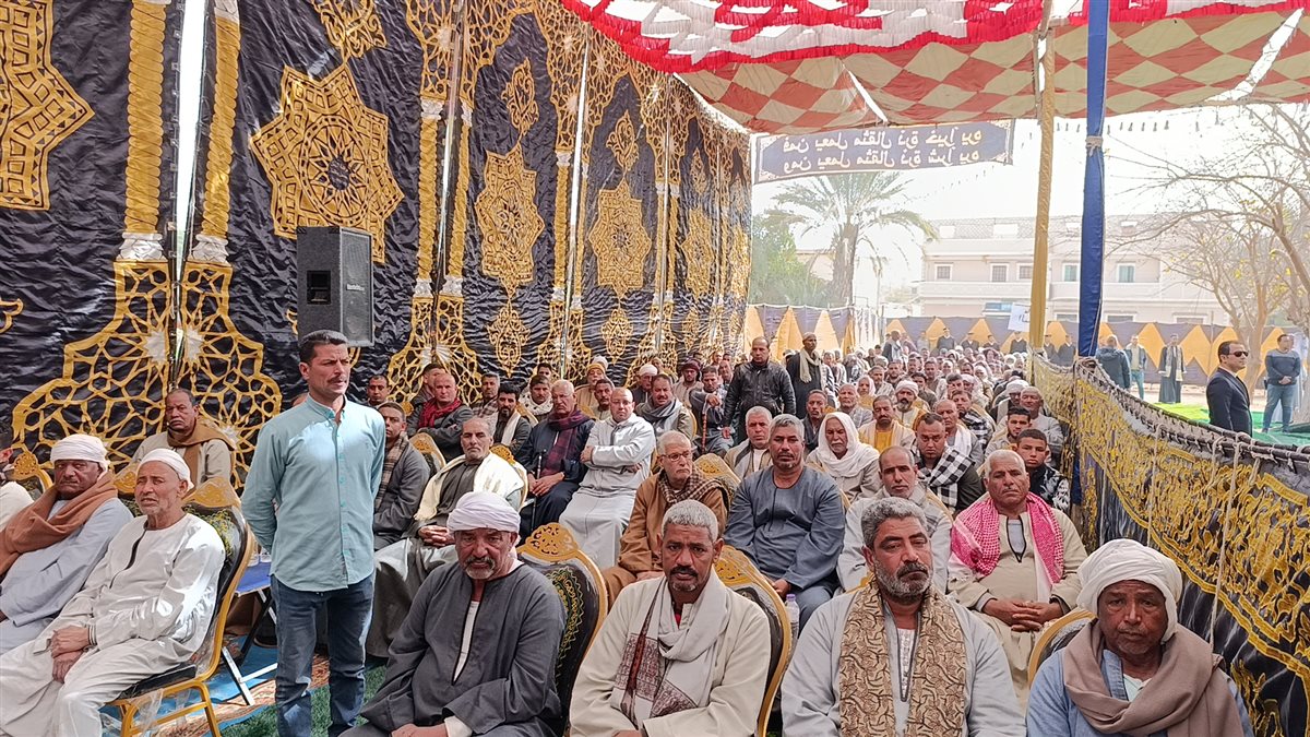 إنهاء خصومة ثأرية بين عائلتي أبو سعيد وأبو الباشا بقرية ههيا في المنيا
