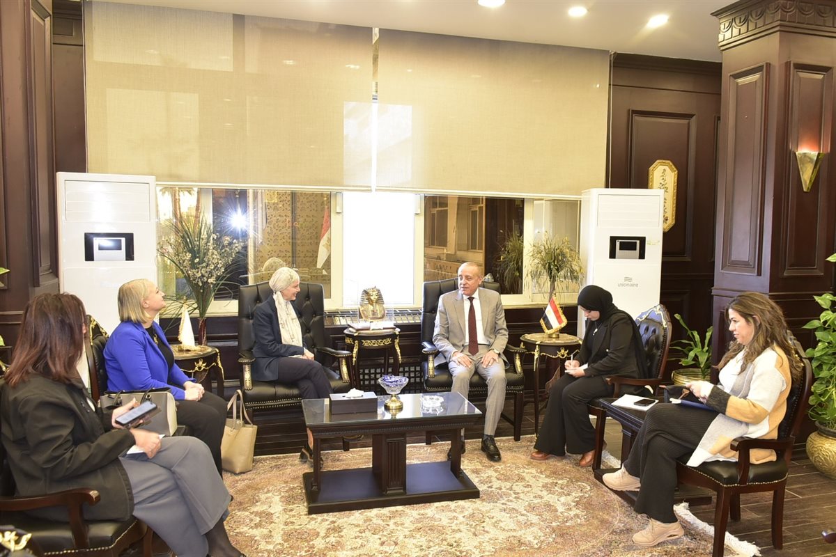 محافظ الأقصر يستقبل ممثلي الاتحاد الأوربي&nbsp;