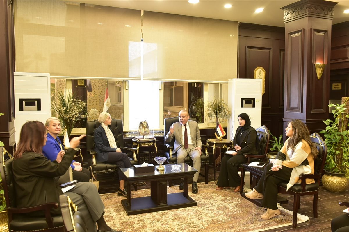 محافظ الأقصر يستقبل ممثلي الاتحاد الأوربي&nbsp;