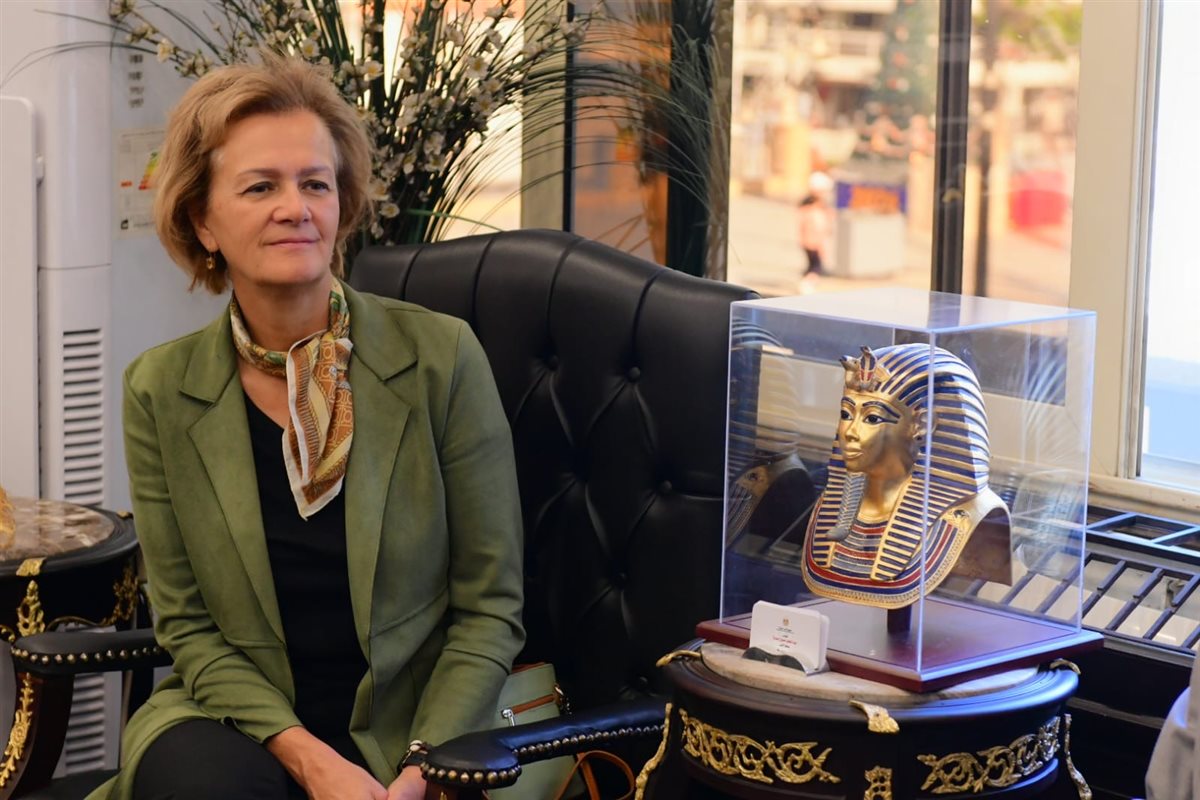 سفيرة الاتحاد الاوروبي تلتقي ومحافظ الأقصر&nbsp;