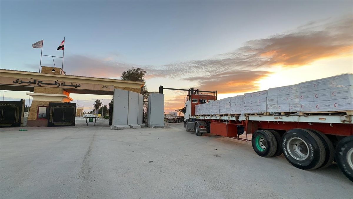 الهلال الأحمر المصري يواصل خدماته الإنسانية