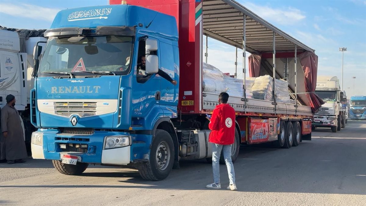 الهلال الأحمر المصري يواصل خدماته الإنسانية