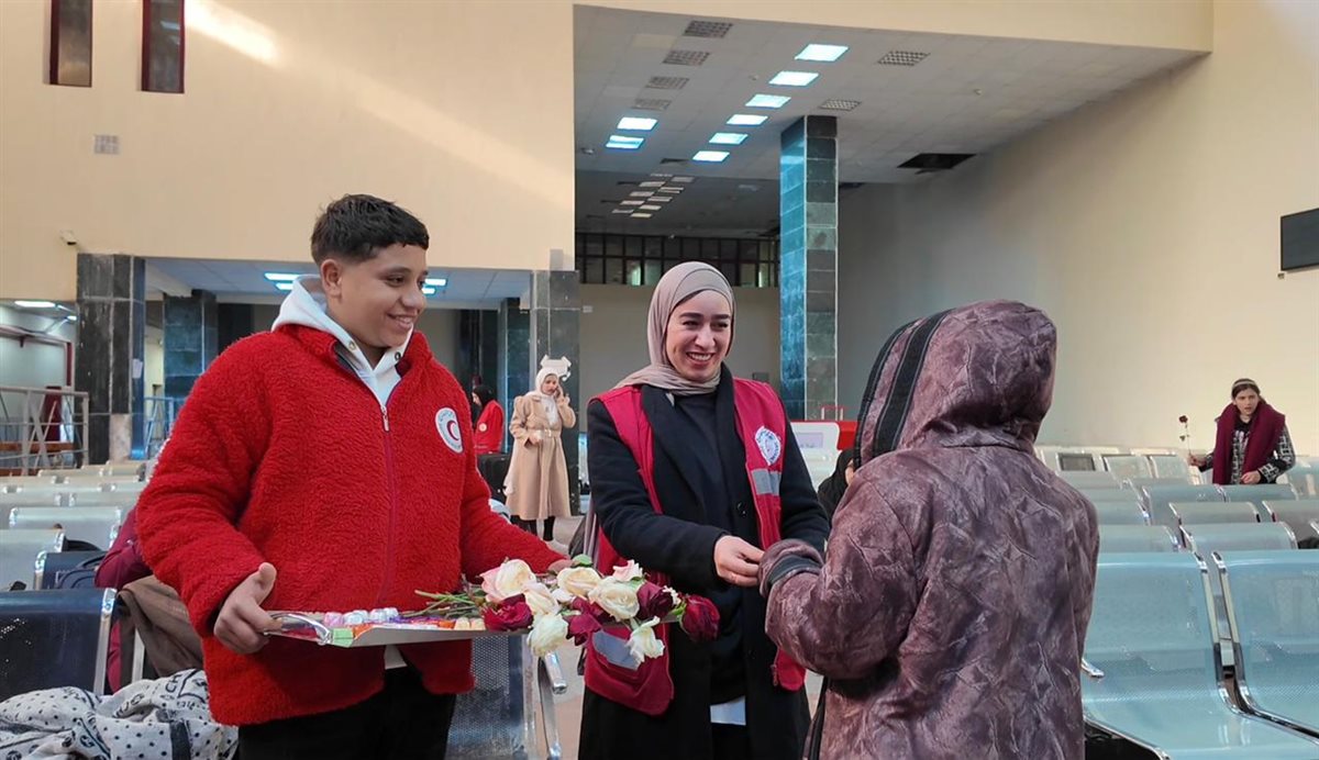 الهلال الأحمر المصري يواصل خدماته الإنسانية