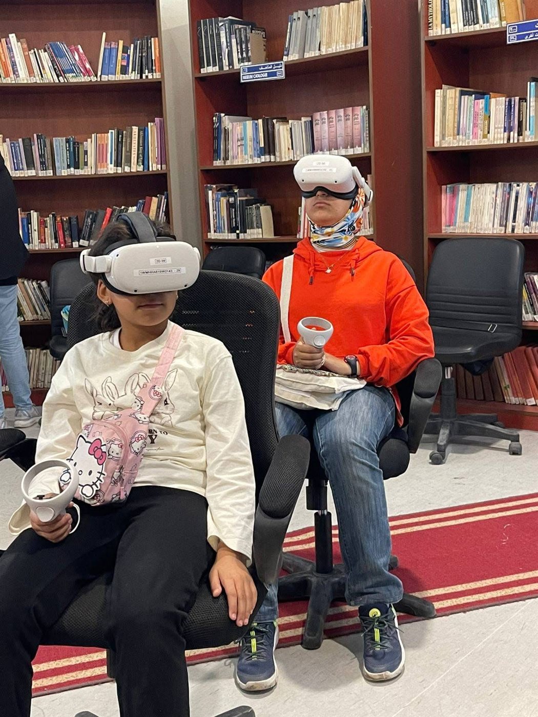 تقنية الواقع الافتراضي (VR) بمكتبة مصر العامة&nbsp;