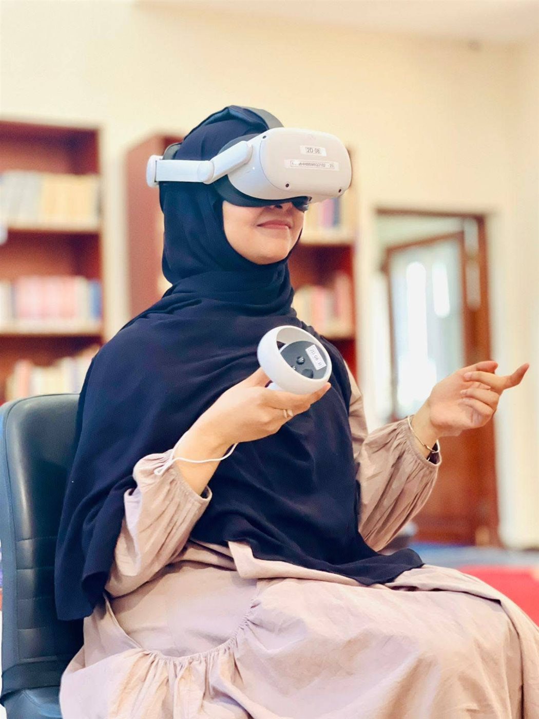 تقنية الواقع الافتراضي (VR) بمكتبة مصر العامة&nbsp;