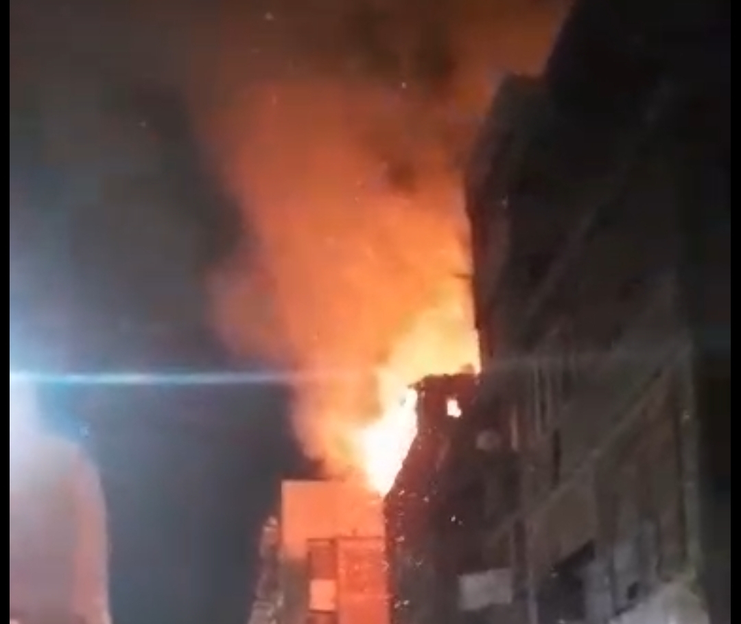 حريق ببورسعيد 