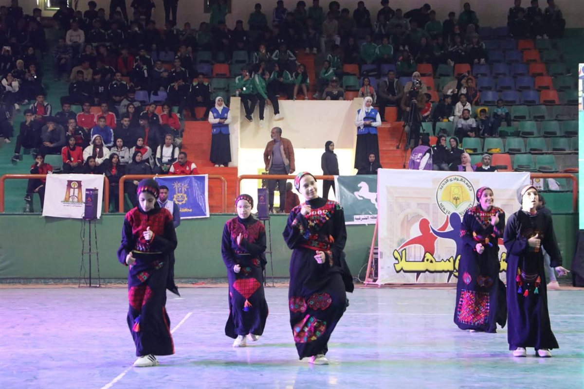 جانب من مشاركة وزير الشباب في ختام اولمبياد المحافظات الحدودية